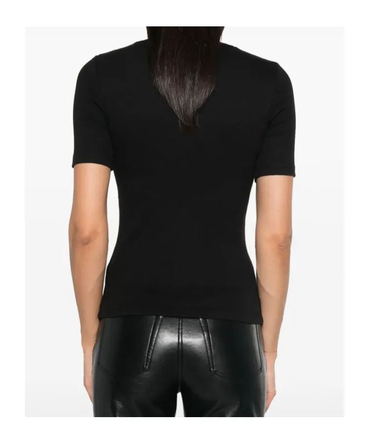 Crew Neck Short Sleeve Top
