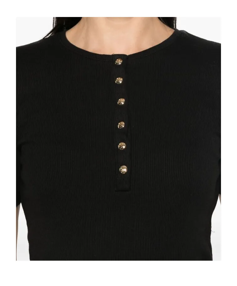 Crew Neck Short Sleeve Top