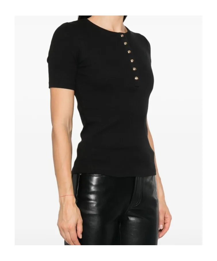 Crew Neck Short Sleeve Top
