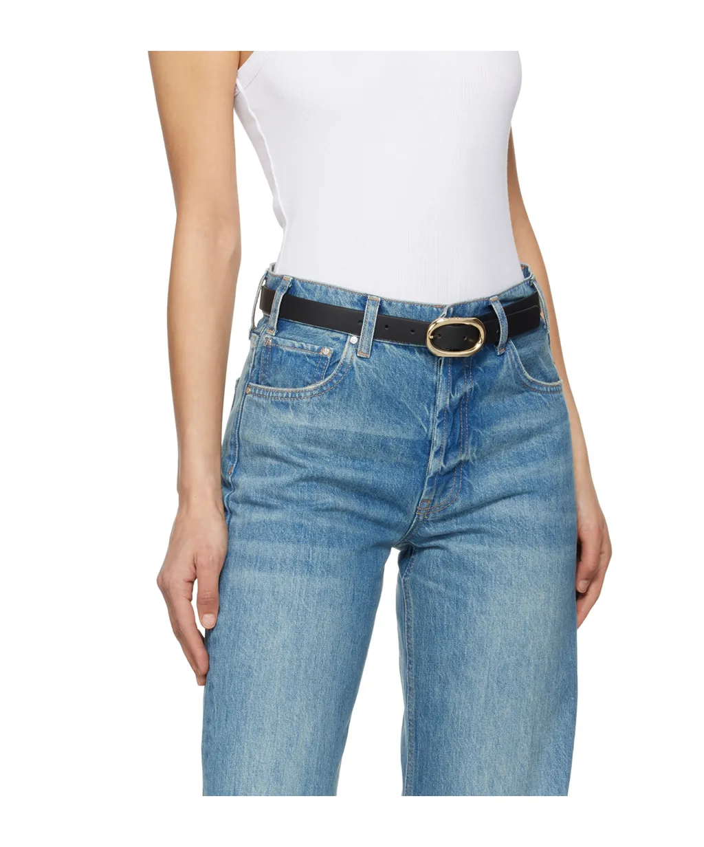 Signature Link Leather Belt