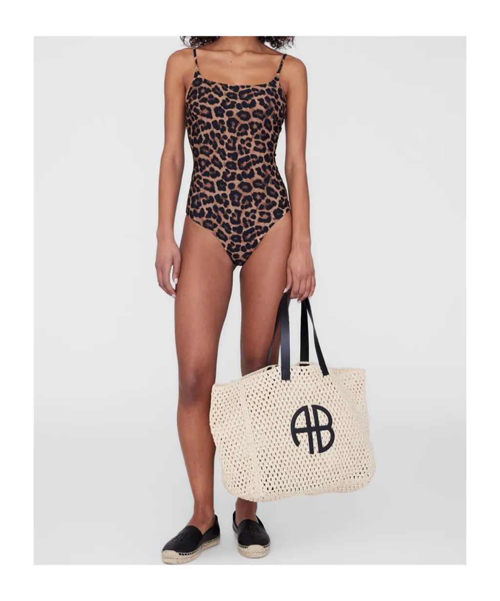 Vesta Leopard-Printed Bodysuit