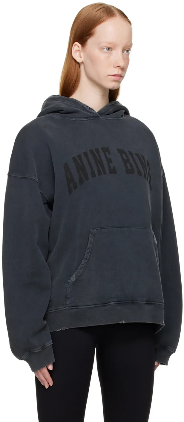 Harvey Logo-Print Cotton Hoodie