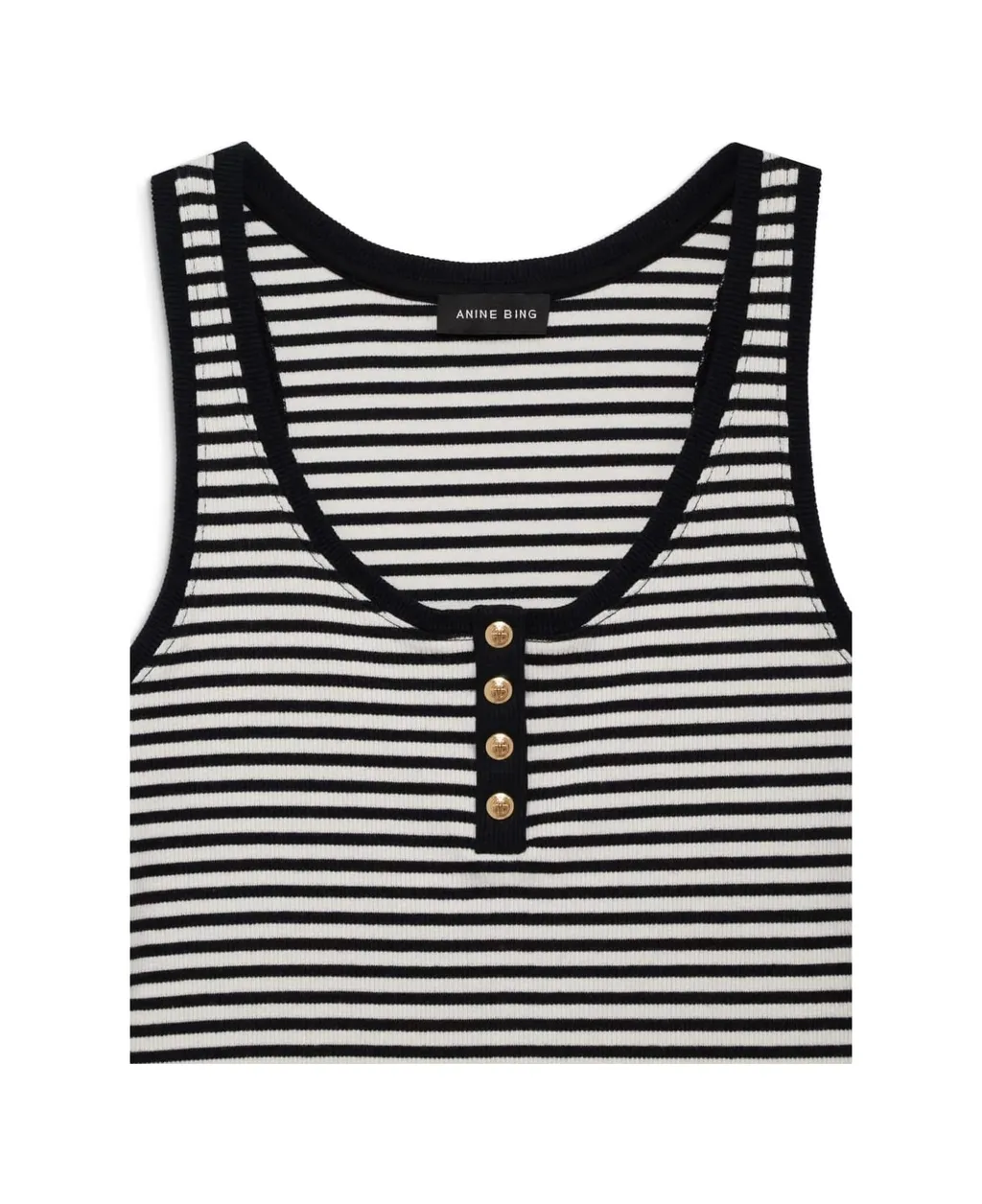Alessia Striped Knitted Tank Top