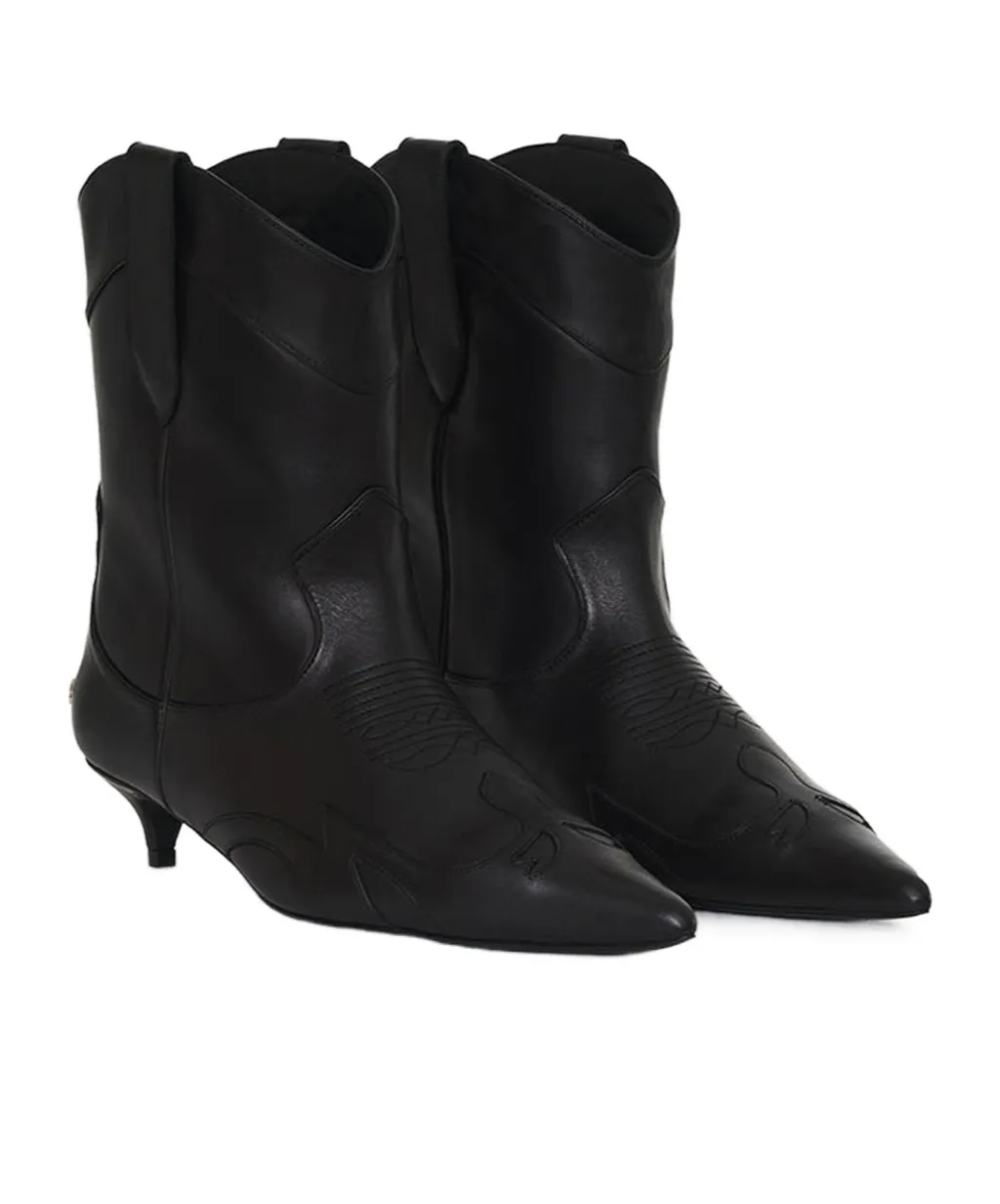 Rae Logo-Plaque Boots