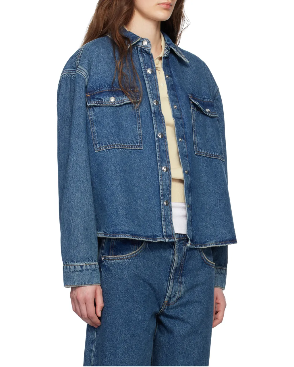 Long Sleeved Denim Shirt