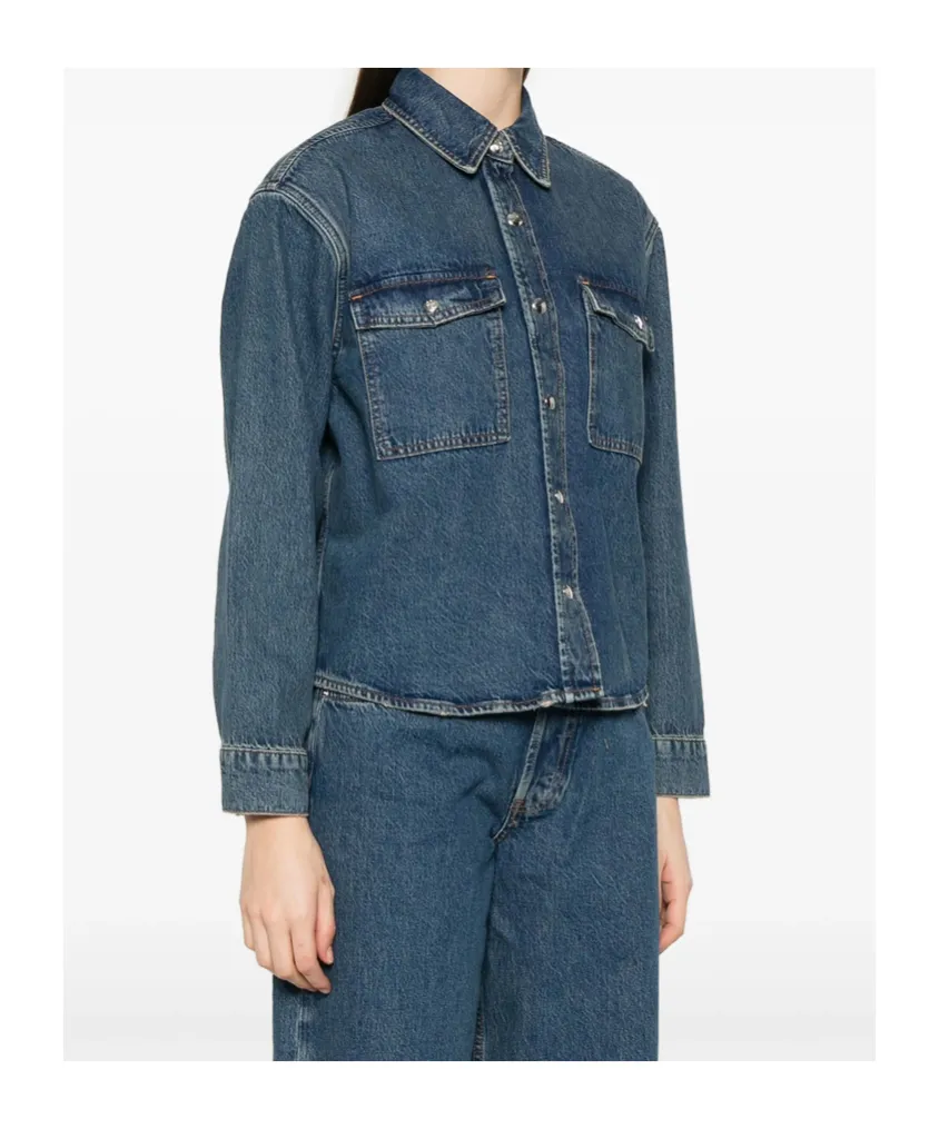 Long Sleeved Denim Shirt