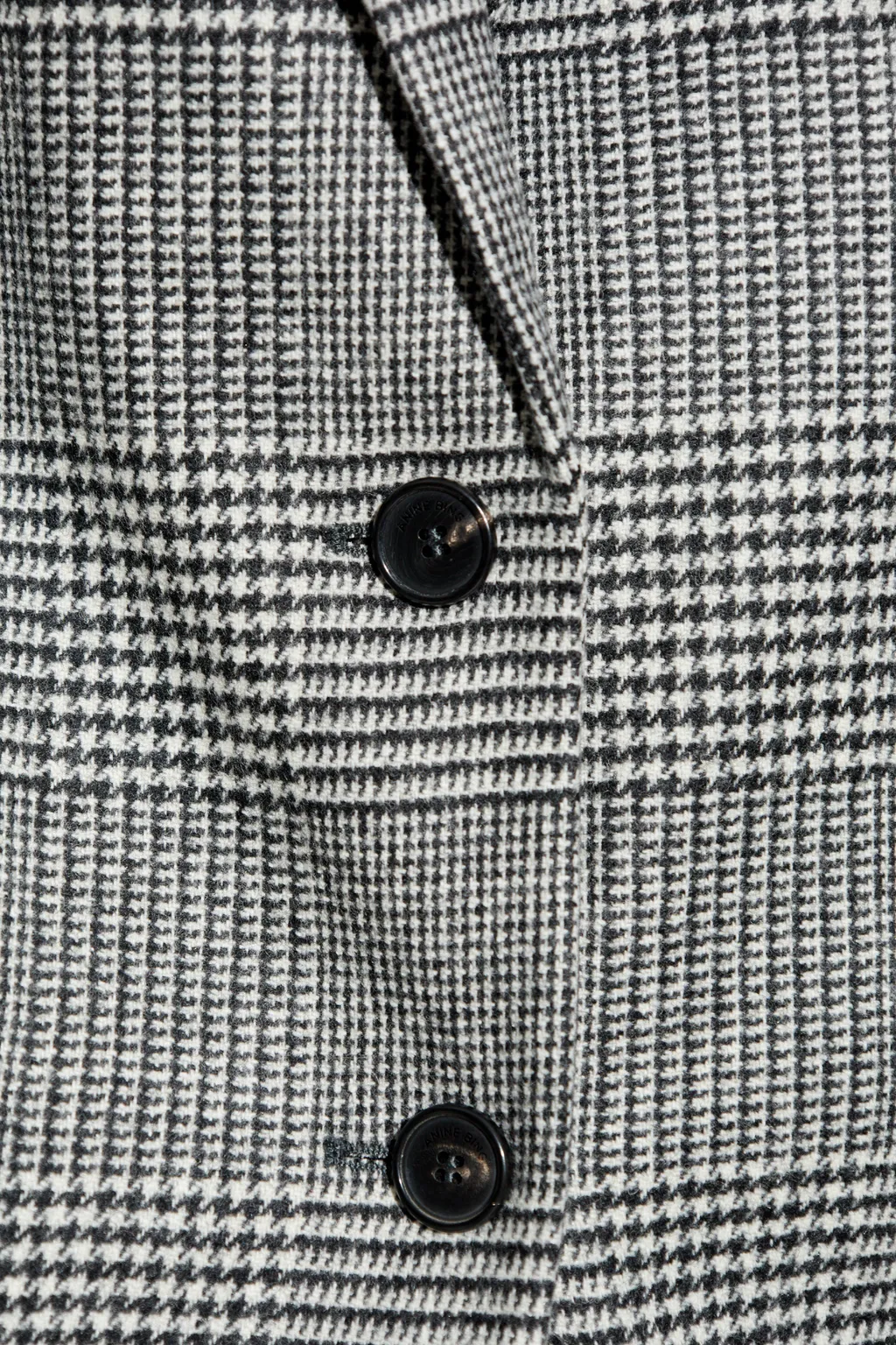 Quinn Checked Single-Breasted Blazer