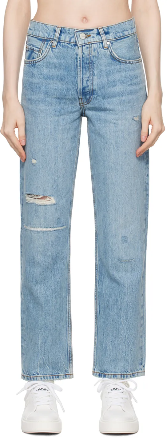 Benson High-Rise Straight-Leg Jeans