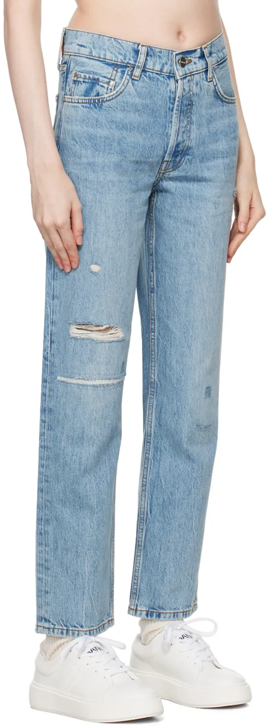 Benson High-Rise Straight-Leg Jeans