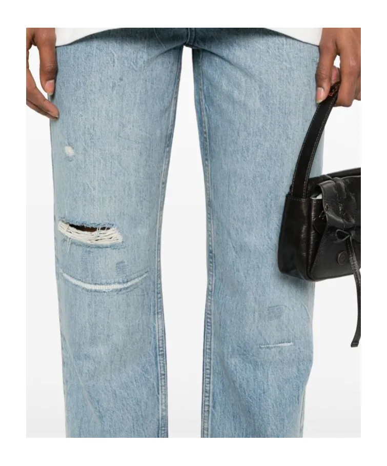 Benson High-Rise Straight-Leg Jeans
