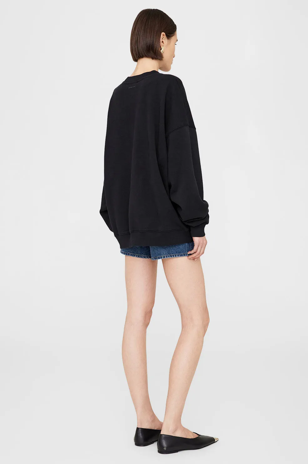 Miles Logo-Patch Jersey Sweatshirt