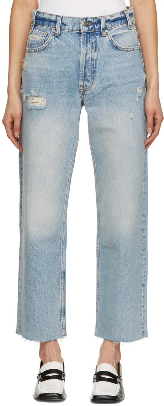 Gavin Mid-Rise Boyfriend Jeans