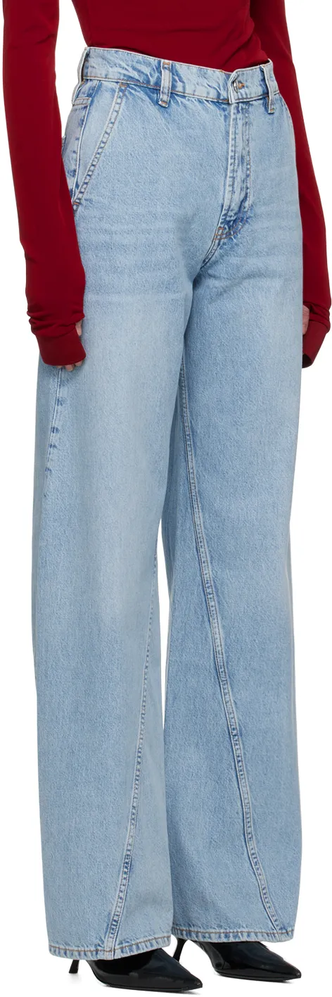 Briley High-Rise Wide-Leg Jeans