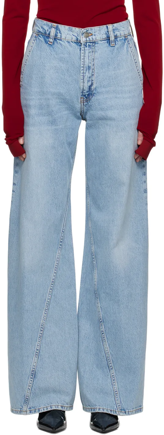 Briley High-Rise Wide-Leg Jeans