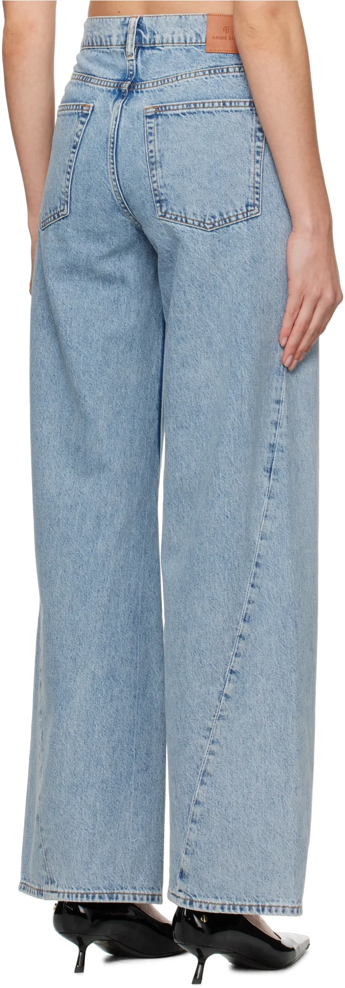 Briley High-Rise Wide-Leg Jeans