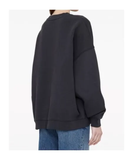 Miles Logo-Printed Crewneck Sweatshirt