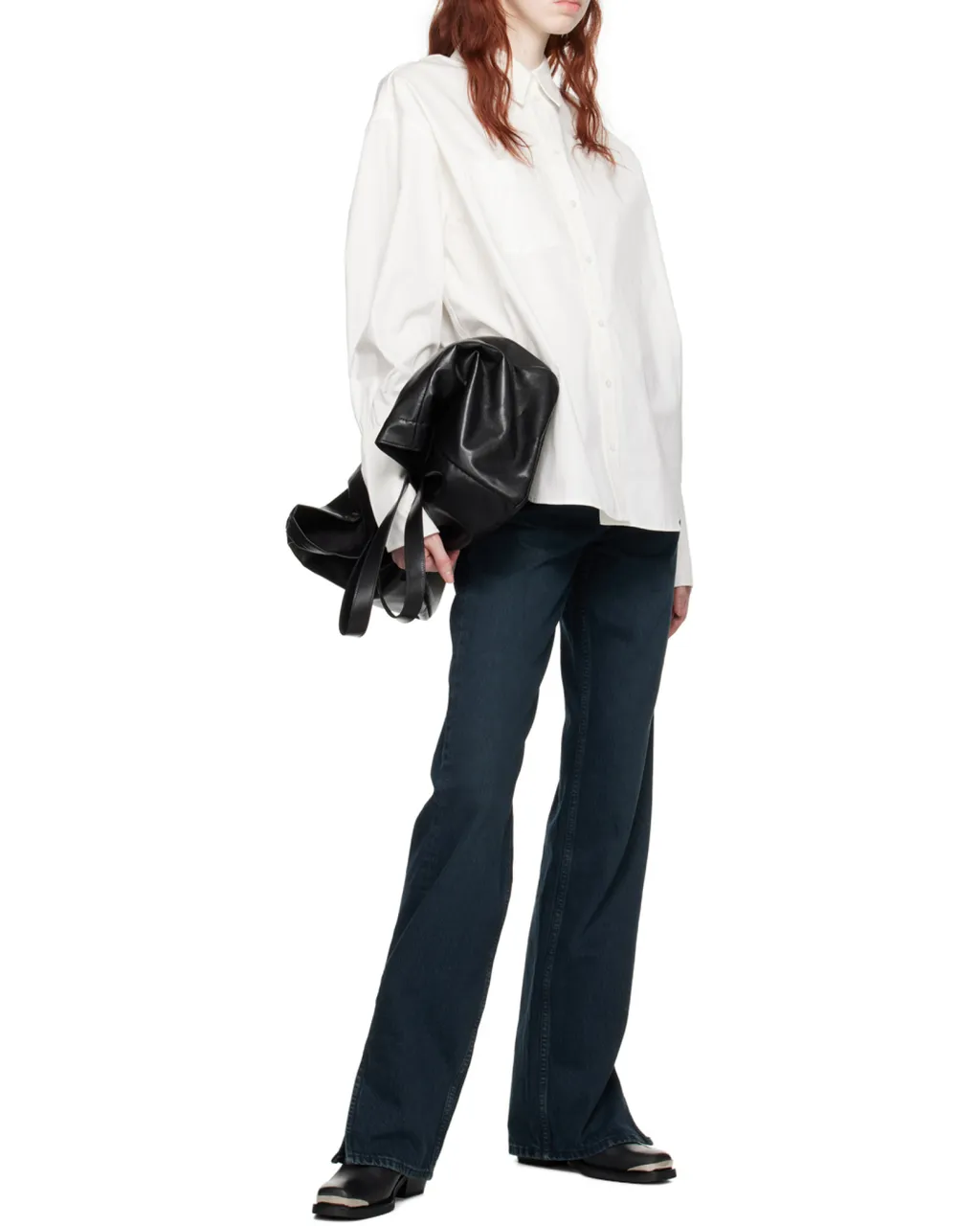 Maxine Logo-Embroidered Cotton Shirt