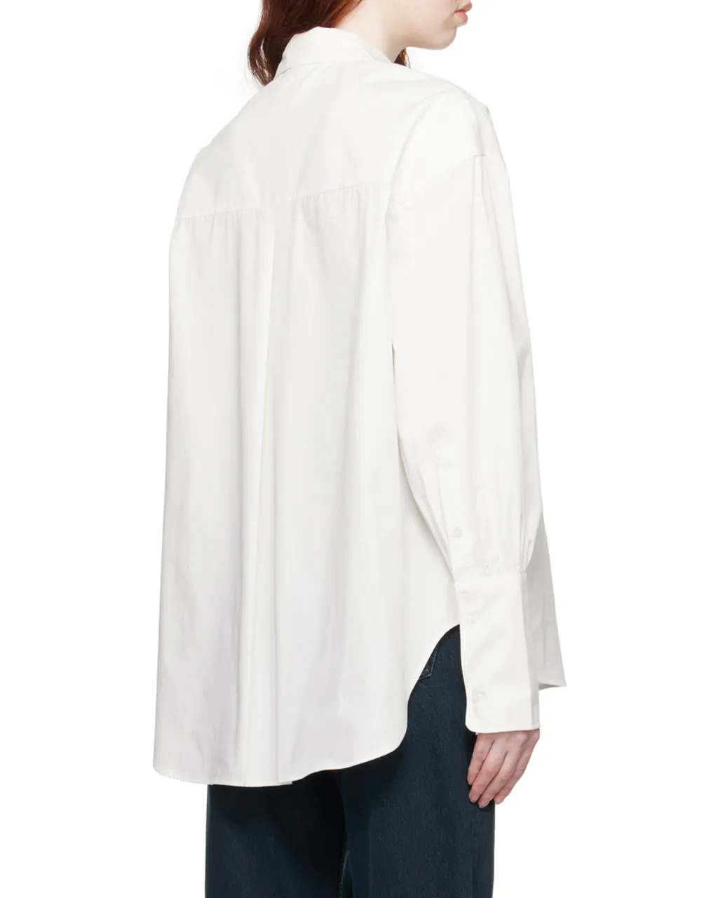 Maxine Logo-Embroidered Cotton Shirt