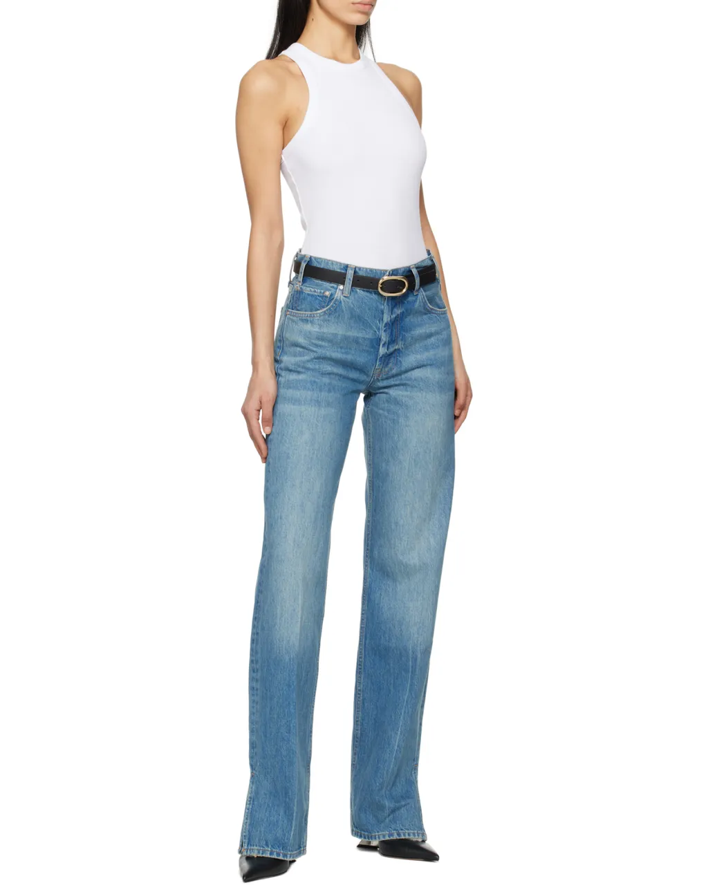 Roy Mid-Rise Straight Jeans
