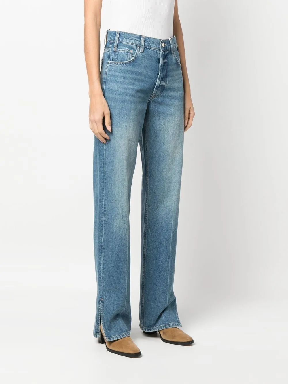 Roy Mid-Rise Straight Jeans