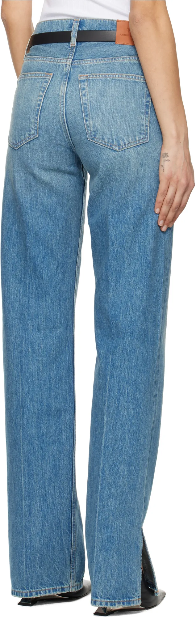 Roy Mid-Rise Straight Jeans