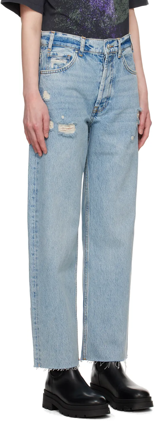 Gavin Mid-Rise Straight Jeans