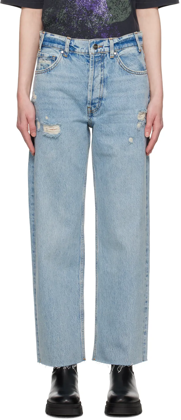 Gavin Mid-Rise Straight Jeans