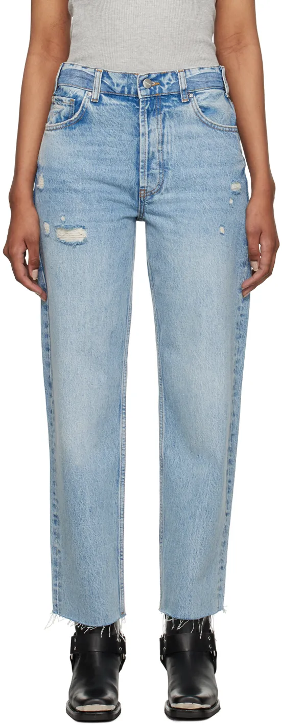 Gavin Mid-Rise Straight Jeans