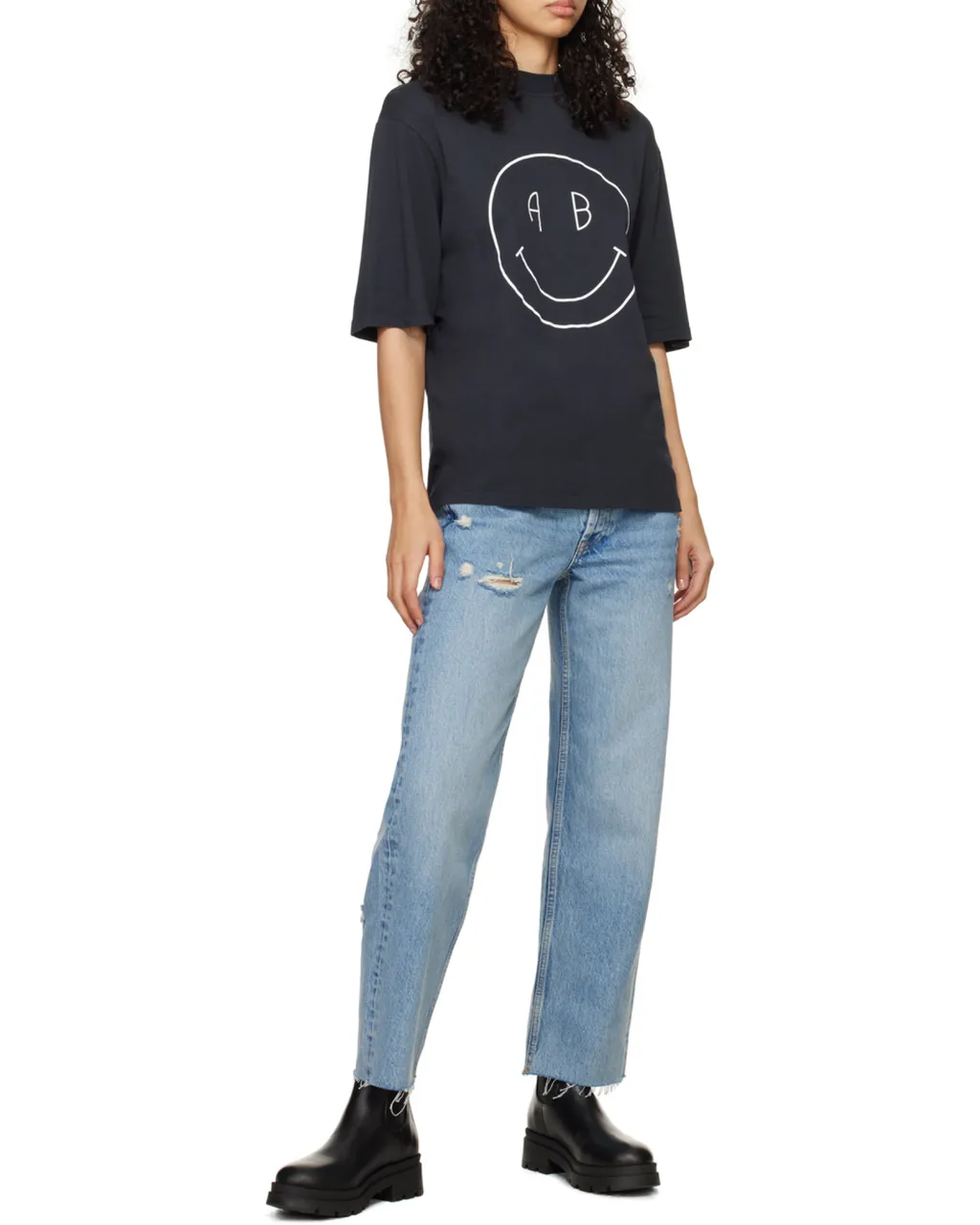 Gavin Mid-Rise Straight Jeans