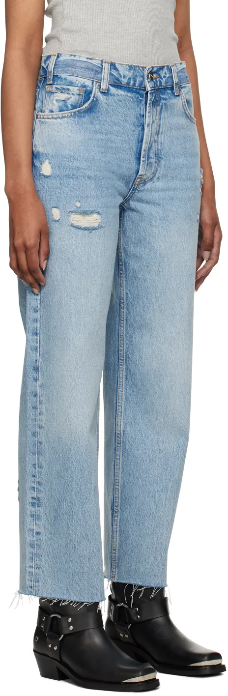 Gavin Mid-Rise Straight Jeans