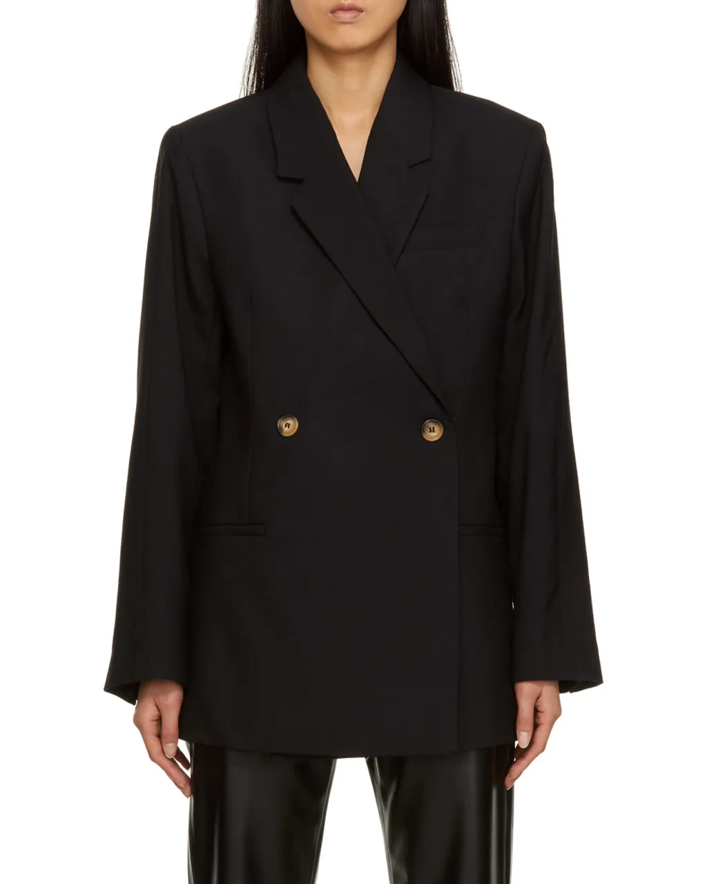 Kaia Double-Breasted Tailored Blazer