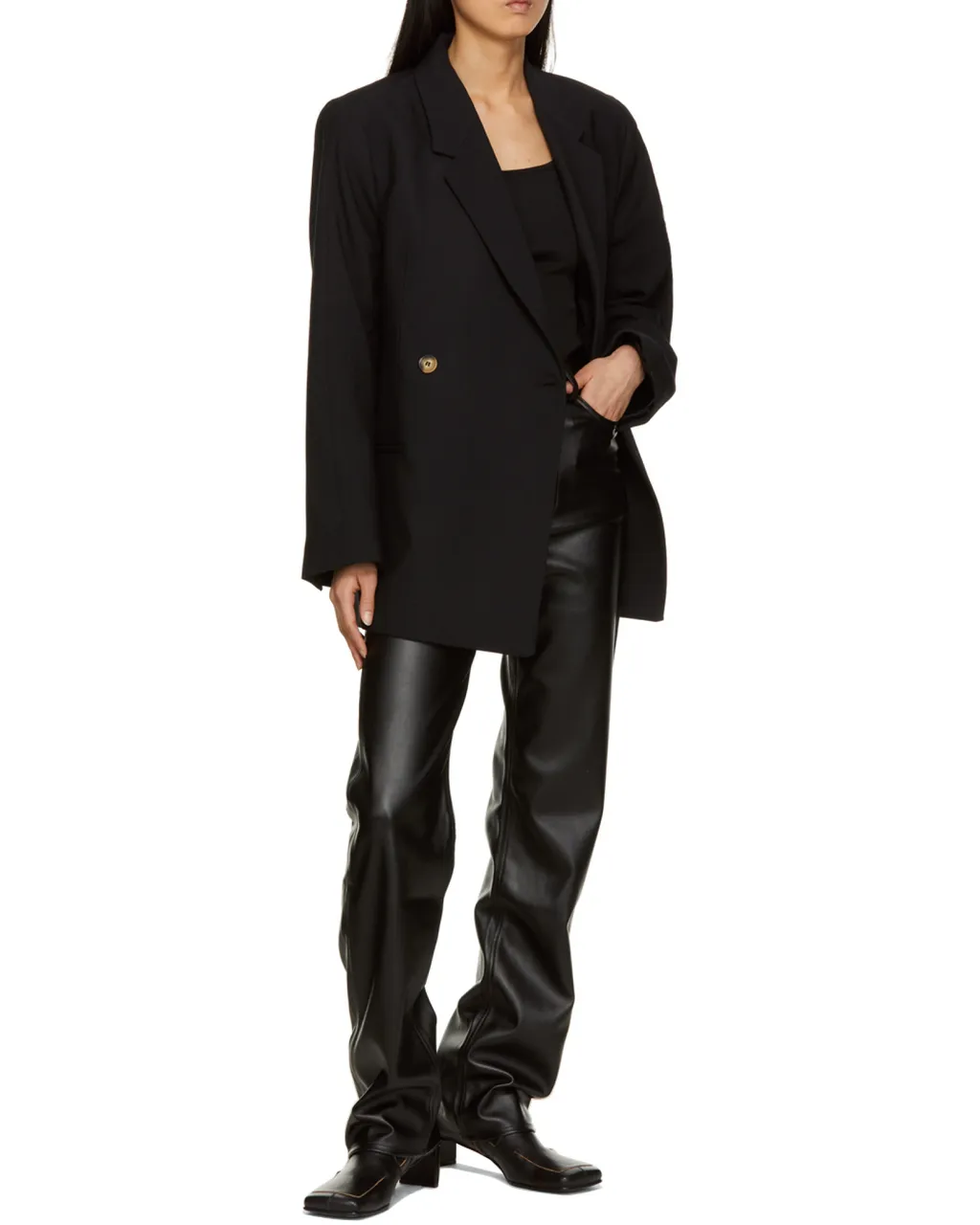 Kaia Double-Breasted Tailored Blazer