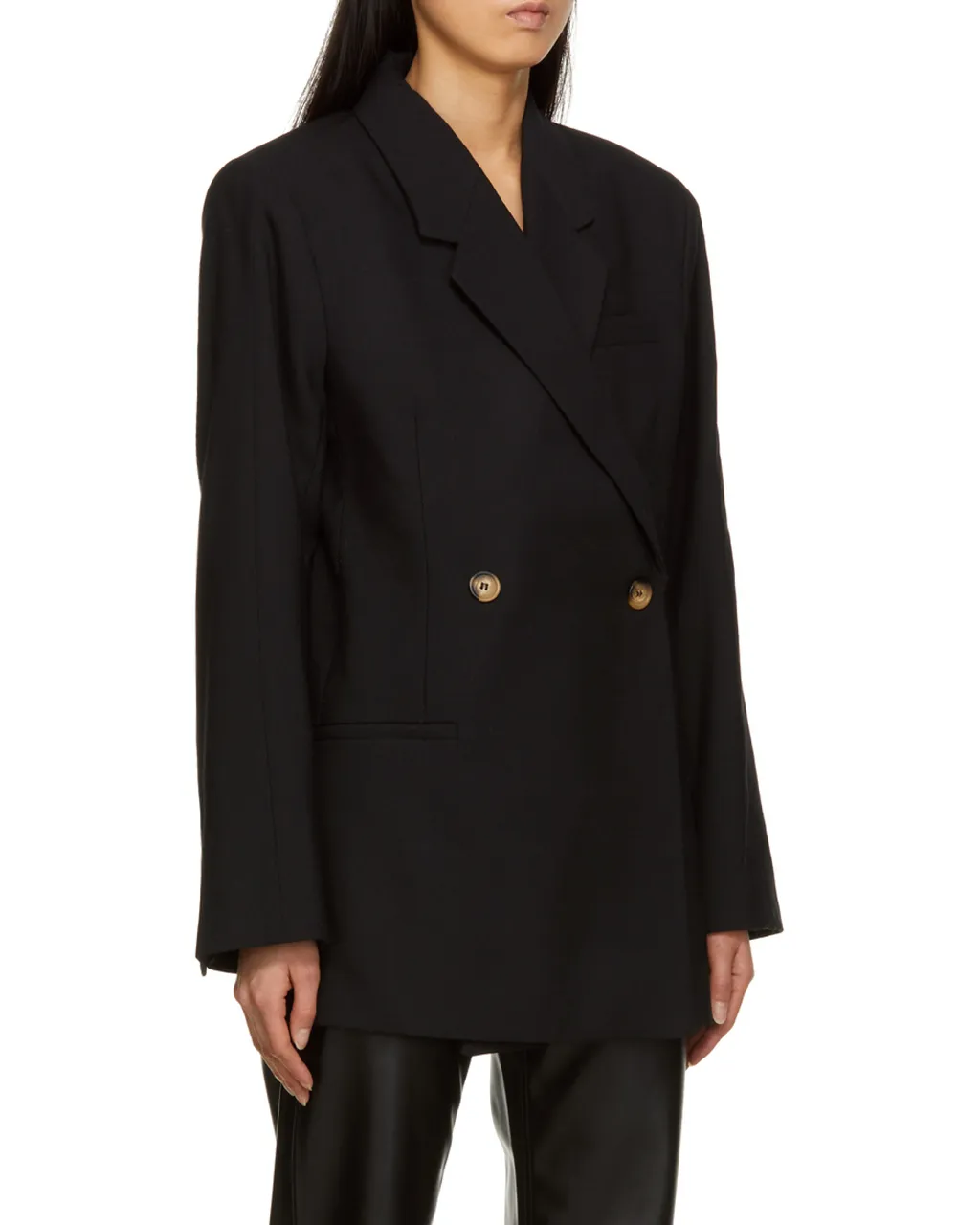 Kaia Double-Breasted Tailored Blazer
