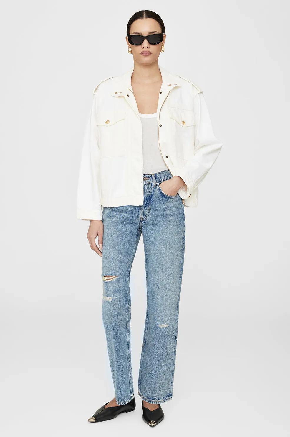 Long-Sleeved Casual Jacket