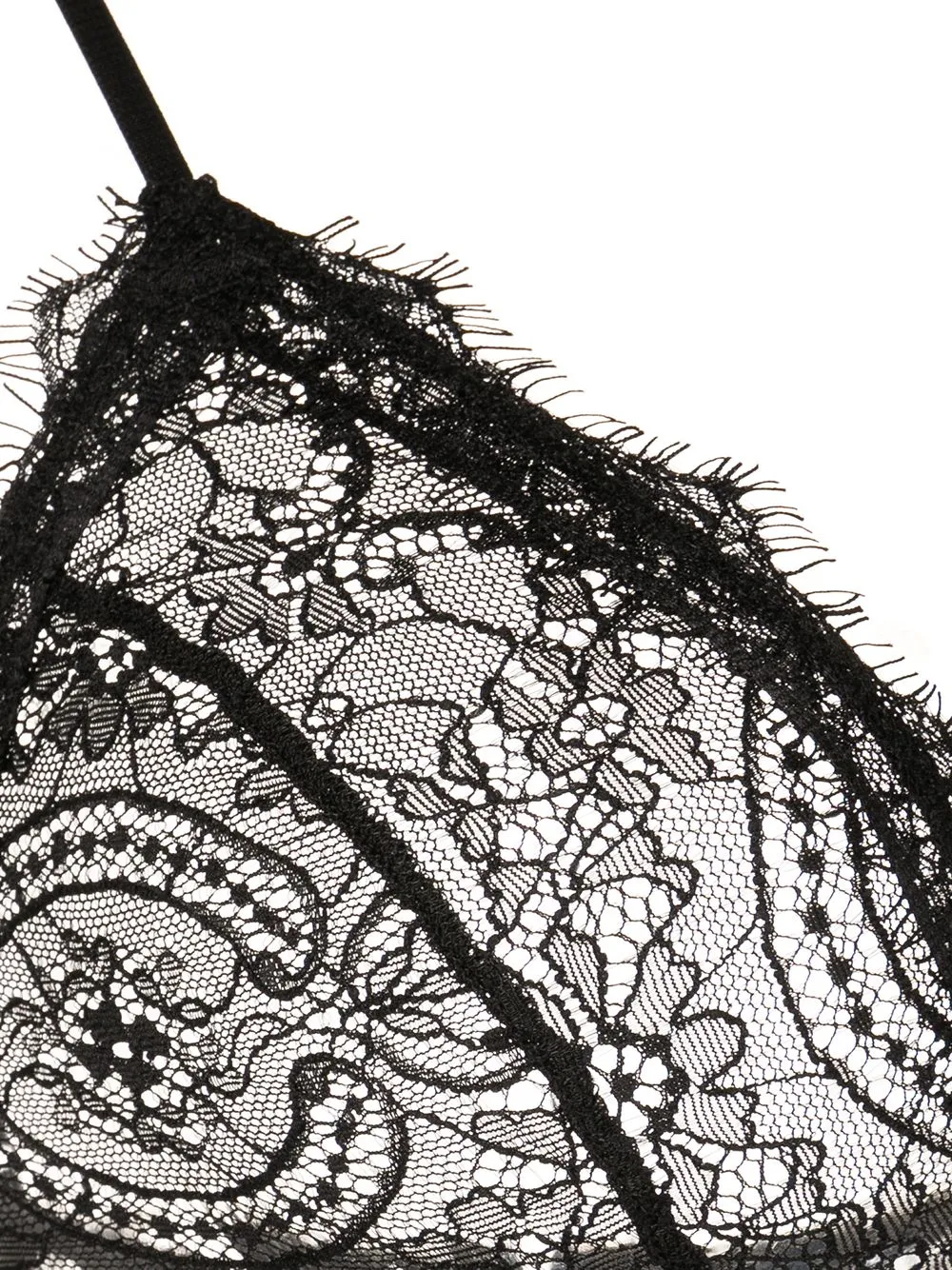 Triangle Cup Sheer Lace Bra
