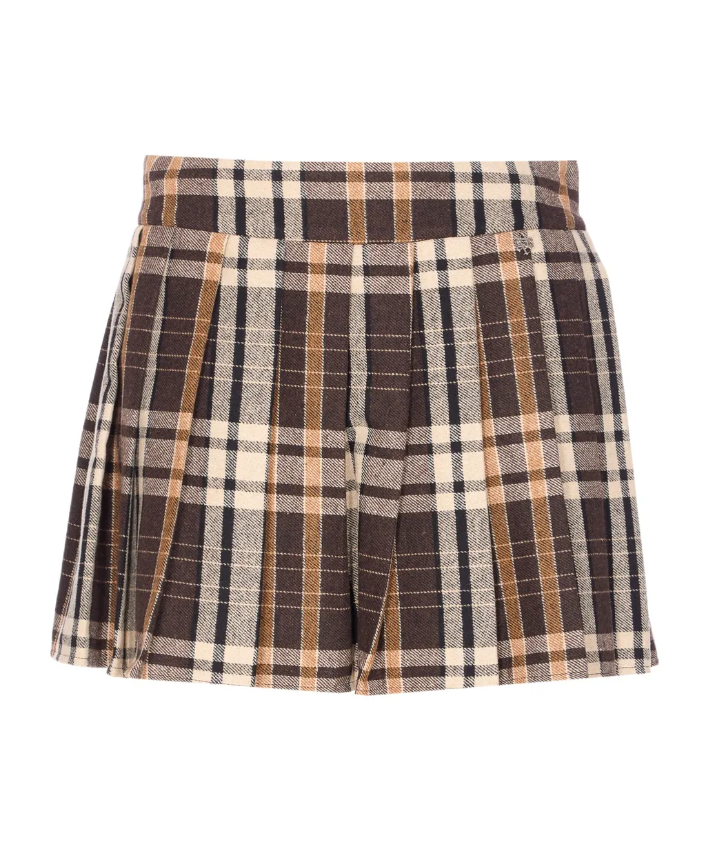 Gwen Pleated Mini Skirt