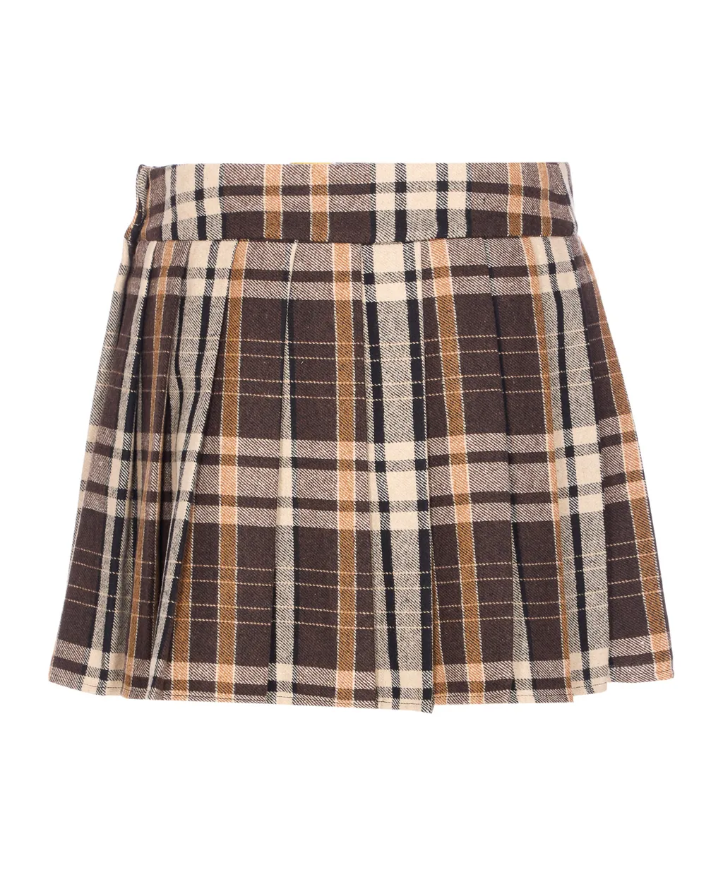 Gwen Pleated Mini Skirt