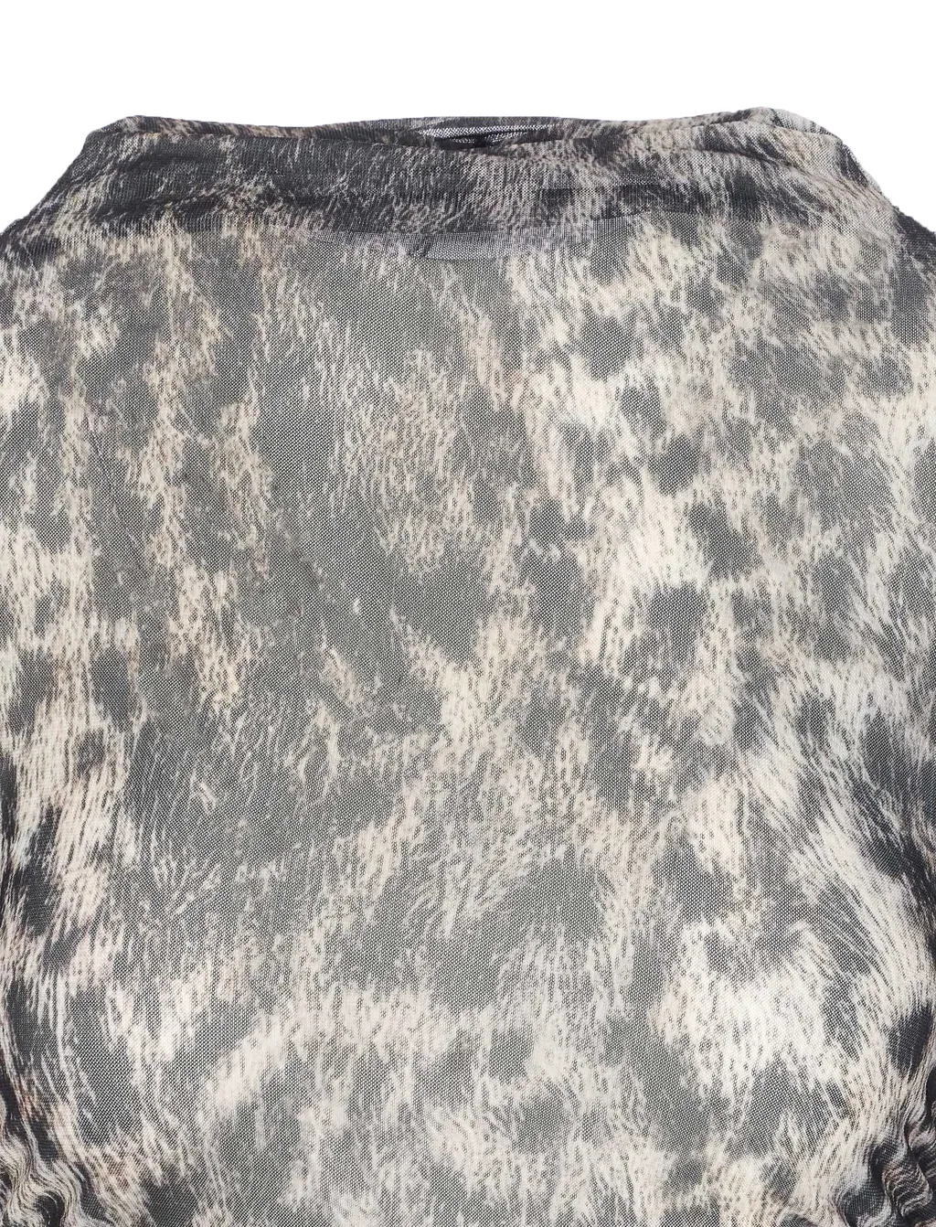 Turtleneck Leopard Print Cardigan