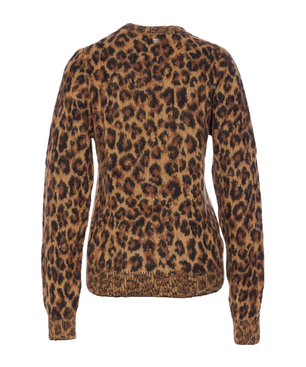 Keira Leopard Knitwear