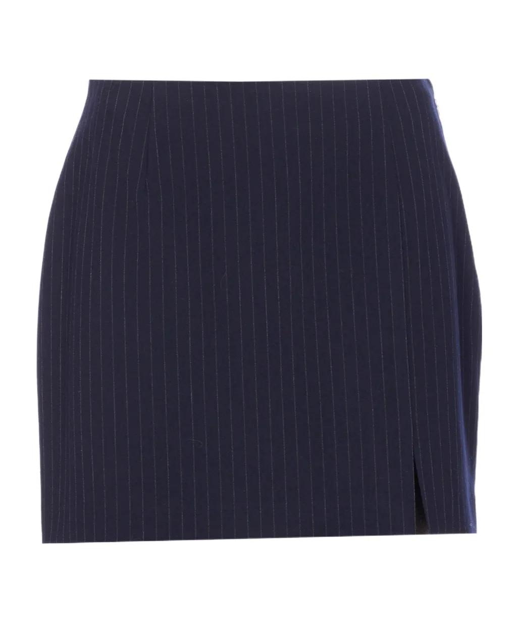 Arethea Striped Mini Skirt
