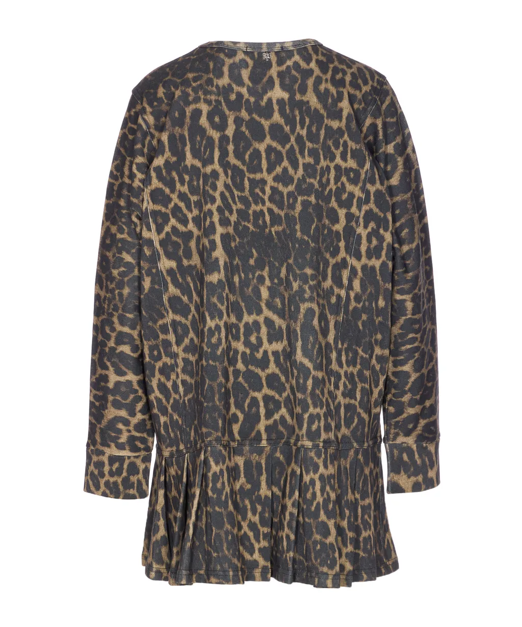 Maku Leopard Print Mini Dress