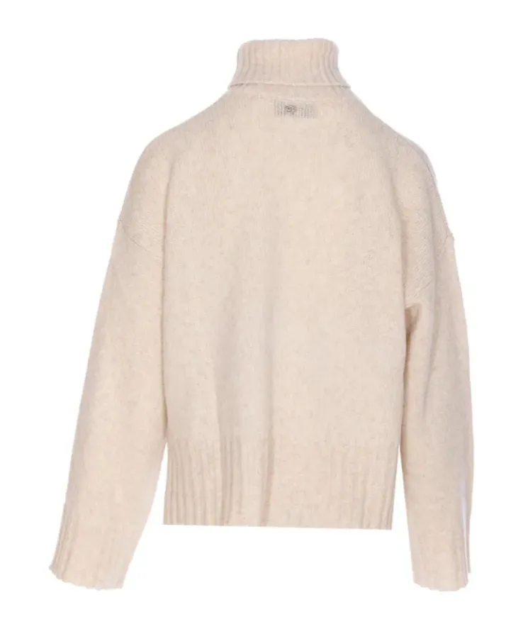 Almond Turtleneck Knitwear