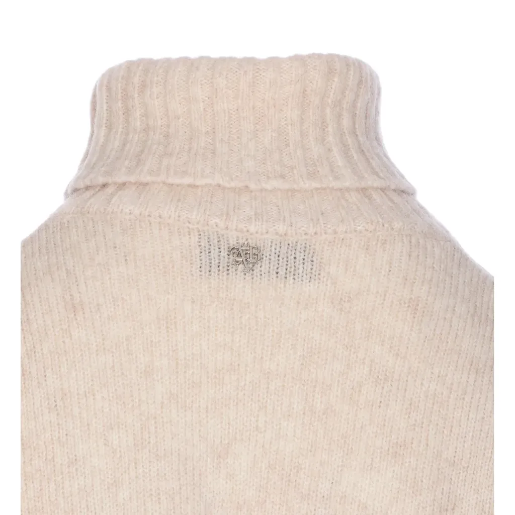 Almond Turtleneck Knitwear