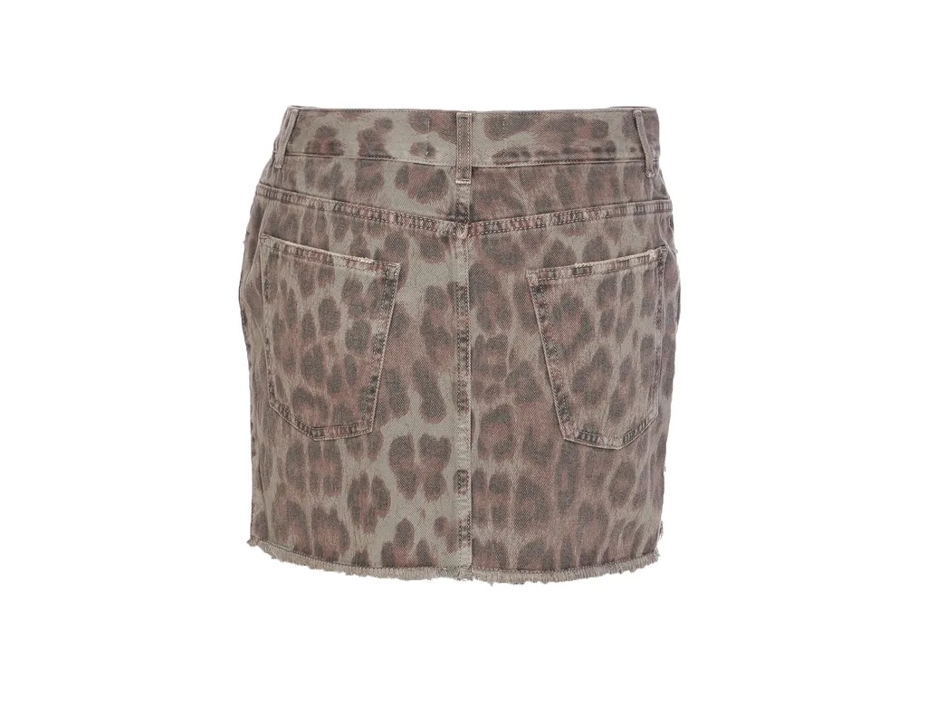 Lizzy Distressed Mini Skirt