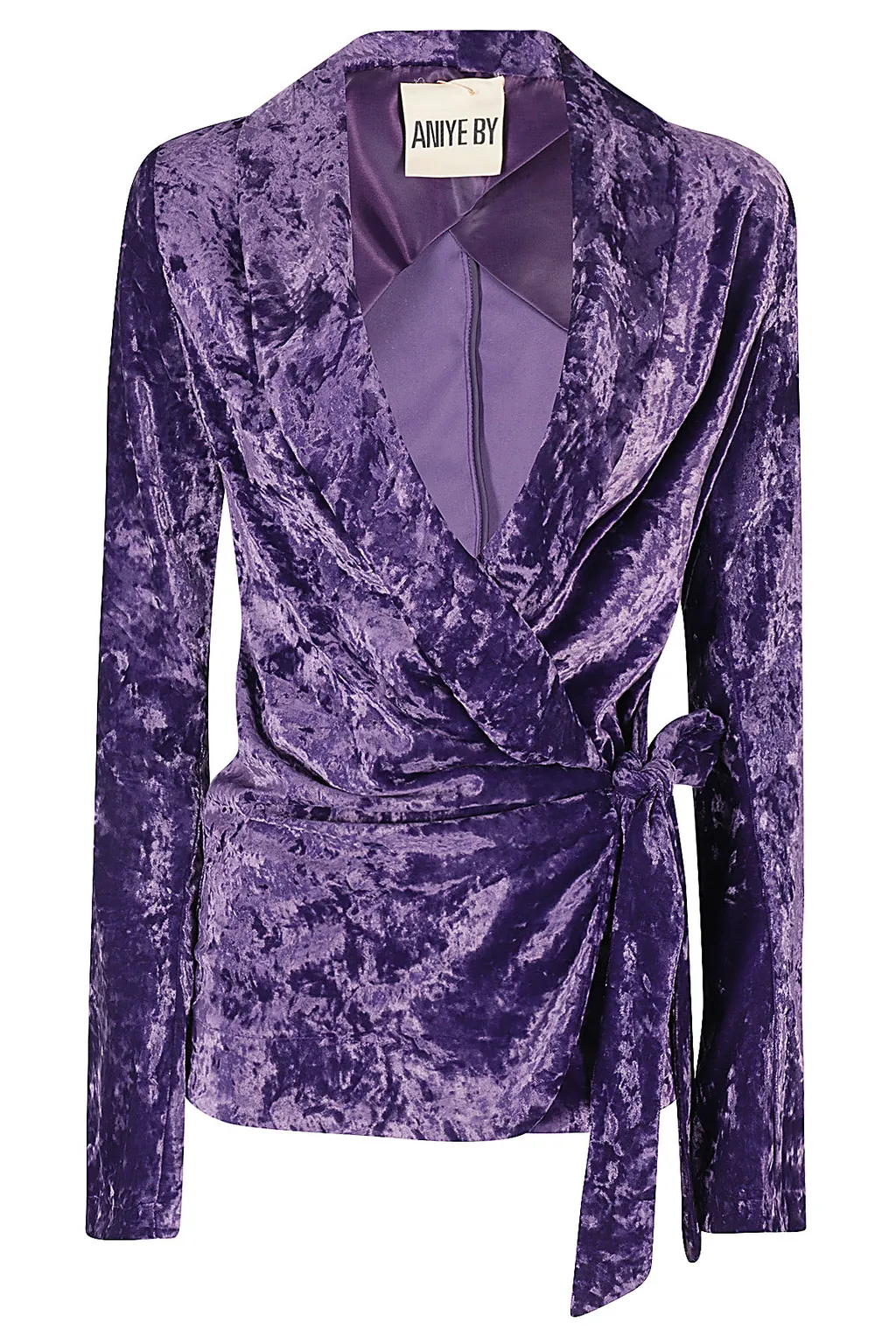 Long-Sleeved Wrap Jacket