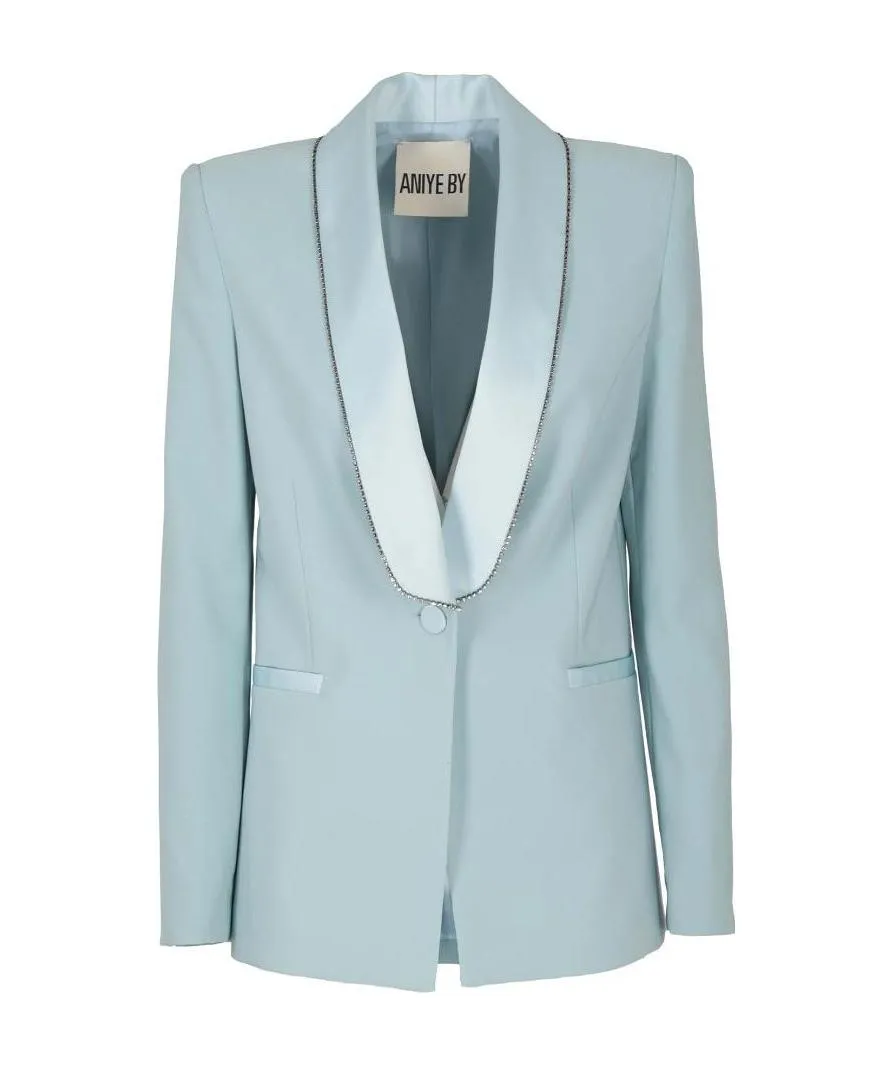 Chain Trim Blazer Jacket
