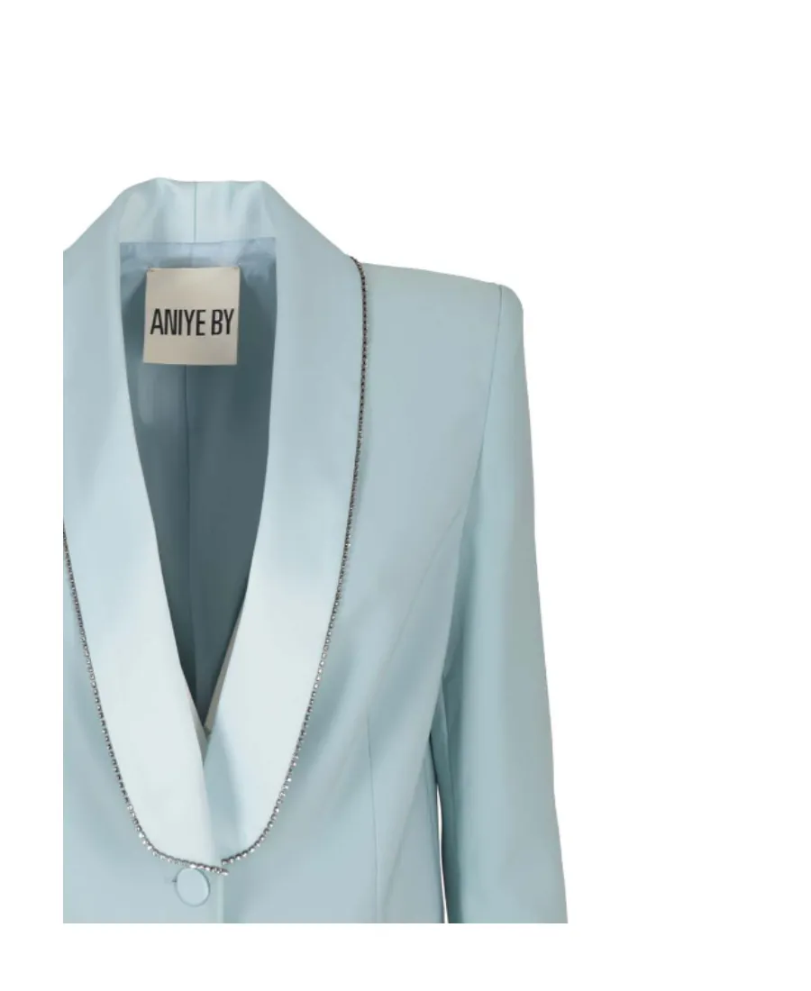 Chain Trim Blazer Jacket
