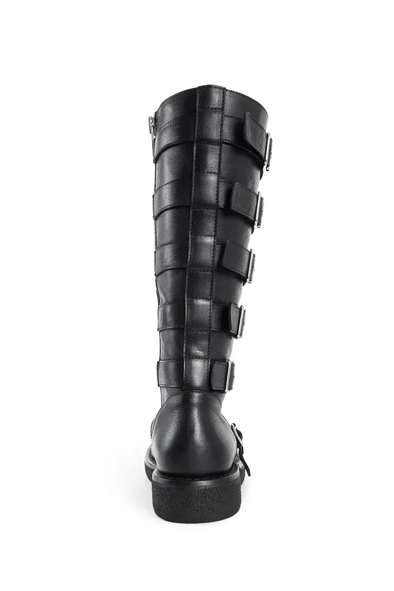 Knee-High Buckled Boots