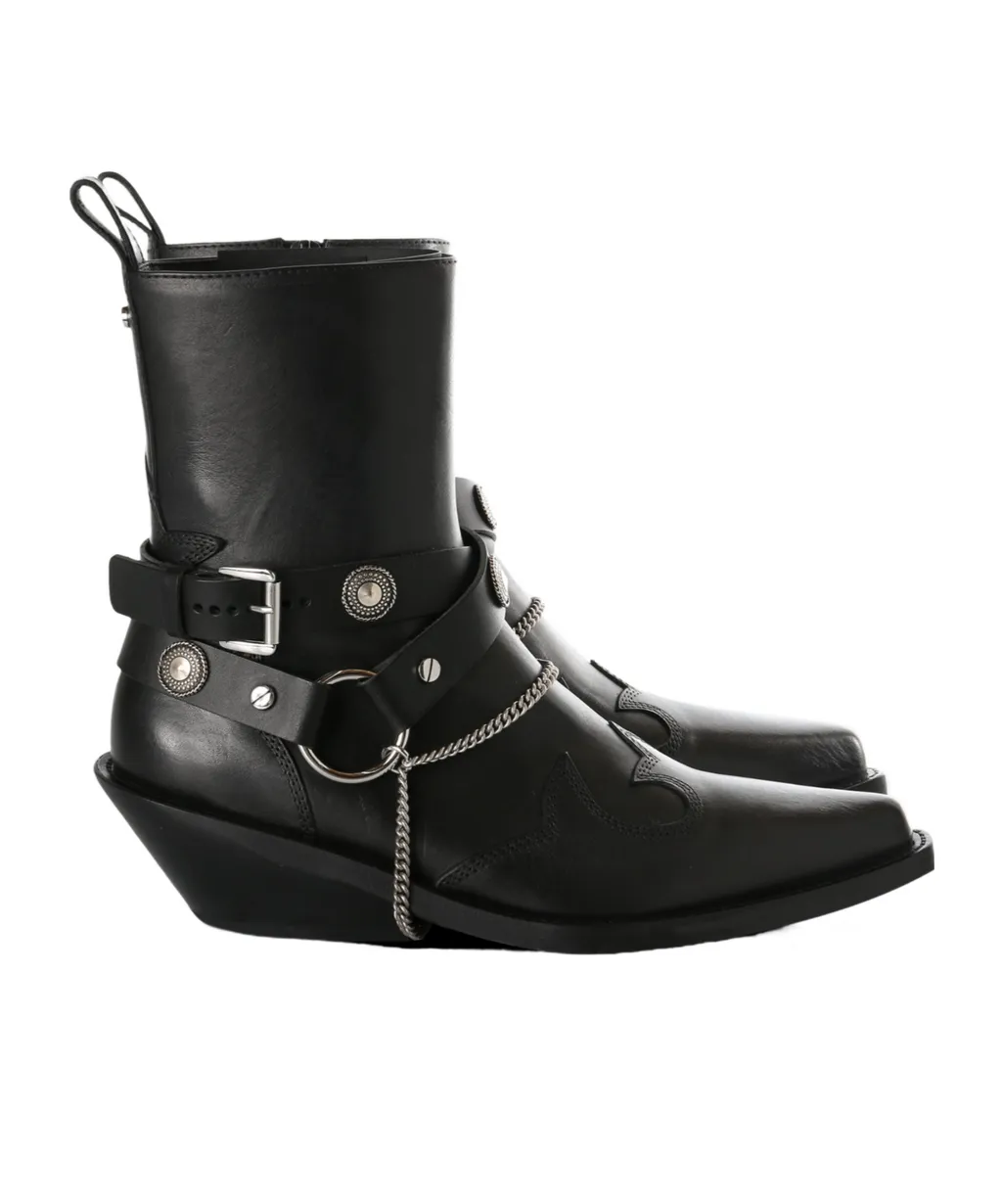Ieva Santiags Ankle Boots