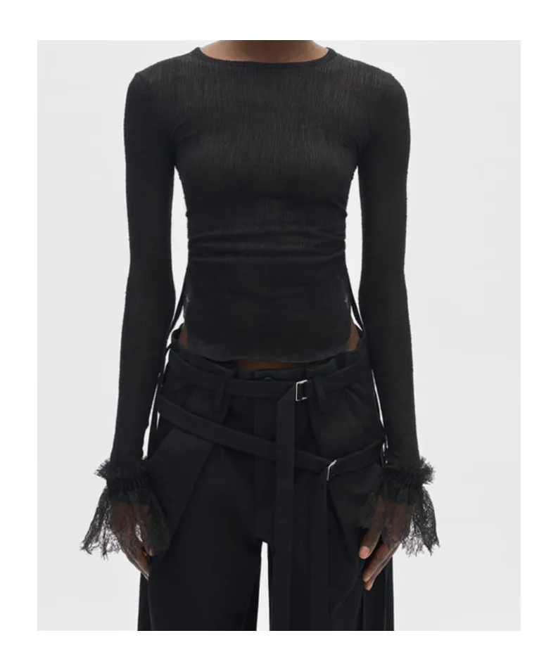 Lace-Detail Top